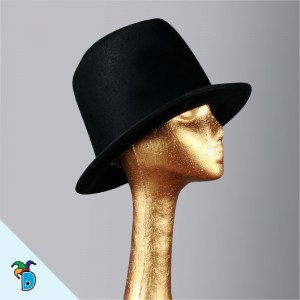 Sombrero Bombin Terciopelo Alto